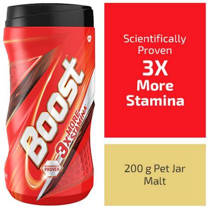 Boost 3x more stamina 200 gm milk drink mix
