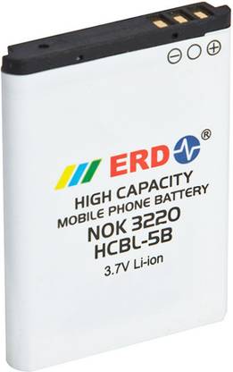 ERD Mobile Battery For  Nokia 3220 / N80 / N90 / 3230 / 5140 / 5140i / 5200 / 5500 / 6020 / 6021 / 6060 / 6360 / GFive C1.