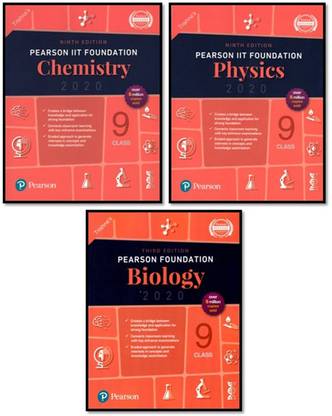 Pearson IIT Foundation Class-9 [ 3-Books Set (PHY. + CHEM. + BIO.) ]
