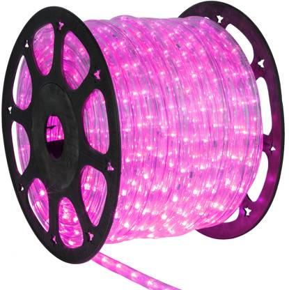 Peafowl Wholesale 600 LEDs 5.08 m Pink Steady Strip Rice Lights