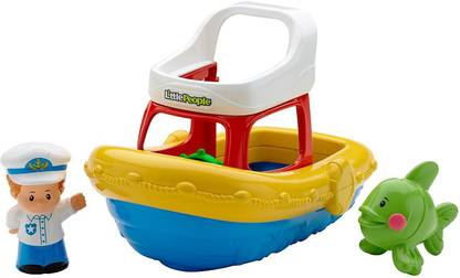 FISHER-PRICE Fisher Price Little People Floaty Boat Bath Toy