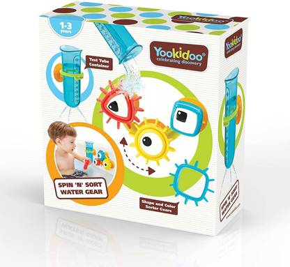 Yookidoo Baby Bath Toy - Spin 'N' Sort Water Gear Bath Toy