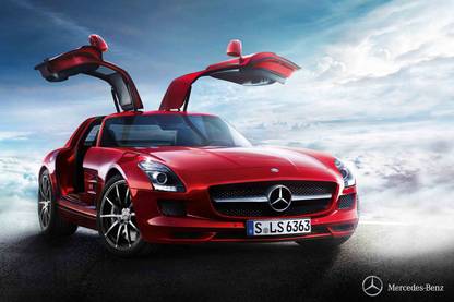 Mercedes- Benz Car Poster | Decorative Poster | Poster For Room | High Resolution -300 GSM- Paper Print