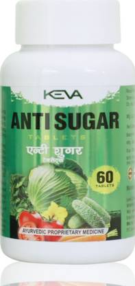 KEVA Anti Sugar Tablets - Maintain Normal Blood Sugar Level, Regulate Insulin Secretion