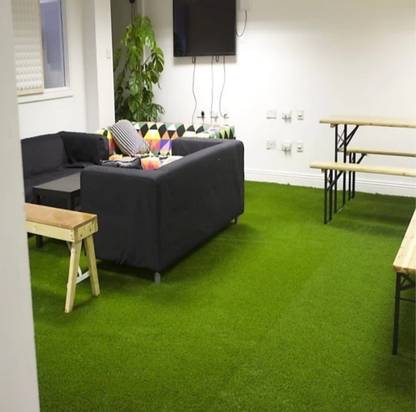COMFY HOME High Density Artificial Grass Carpet ( 5 X 6 ) Feet Artificial Turf Sheet