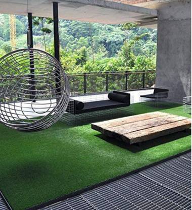 COMFY HOME High Density Artificial Grass Carpet ( 5 X 10 ) Feet Artificial Turf Sheet