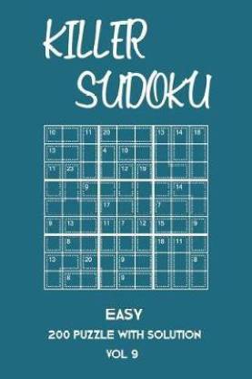 Killer Sudoku Easy 200 Puzzle With Solution Vol 9