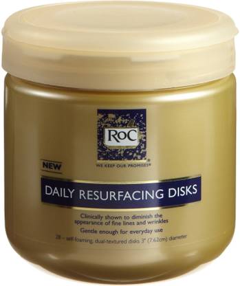 RoC Daily Resurfacing Disks 3-inches, 28 Ct (Pack of 1) Face Wash