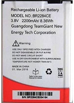 VBCFT Mobile Battery For  Intex Twist BR2284CE 2200mah 3.8V