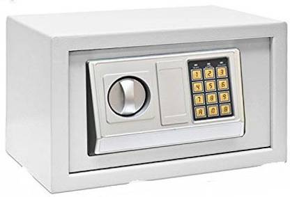 SWAGGERS Mini Password Safe Digital Locker- White(H200xW310xD200)mm Safe Locker