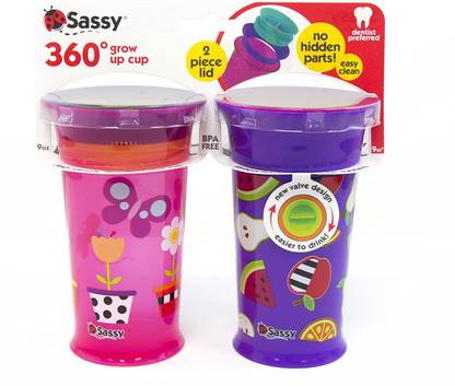SASSY 360 Grow Up Spout Less Sippy Cup