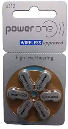 Power one Hearing Aid Battery Size P312, 12 Pcs P-P312-12Battery Stethoscope Case