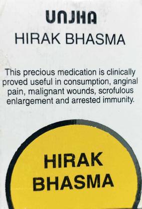 Unjha Heerak Bhasma