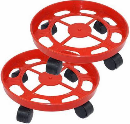 TRIDEVI ENTERPRISE LPG Cylinder Trolley with Wheels Gas Bottle Trolley LPG Cylinder Stand Gas Cylinder Trolley Gas Cylinder Trolley (Red, Blue) Gas Cylinder Trolley