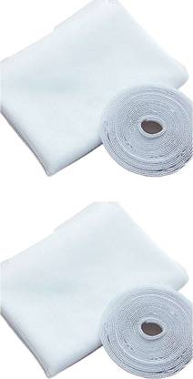 Orcoa Window Net Mesh Screen for Protection from Mosquito, Insect, Bug, Fly etc. with with Hook and Look Tape for Installation. (Pack of 2) Insect Net