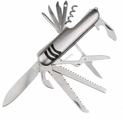 XYPNOTIC 11 in 1 Multi Utility Swiss Pocket Knife for Outdoor, Camping, Hiking or Survival 11 Multi-utility Knife