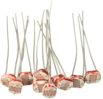 jivith 10-PCS,LDR SENSOR 5MM,PHOTO RESISTOR,LIGHT DEPENDENT RESISTOR Variable Resistor