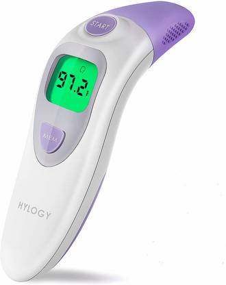 HYLOGY Baby Thermometer, Digital Thermometer for Fever, 4-in-1 Ear and Forehead Baby Thermometer