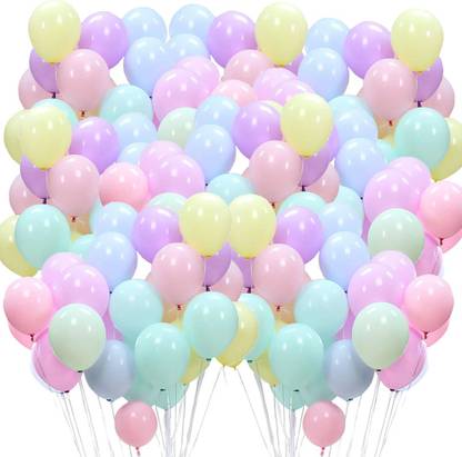 Party Propz Solid Set Of 500 Pieces Pastel Colored Balloons for Baby Shower / Birthday / Party Decoration (Pack of 500) Balloon