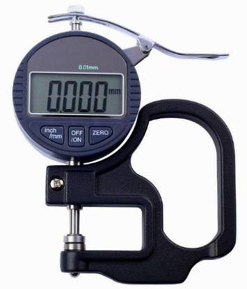 Divinext Digital Micrometer Micron Thickness Meter Depth Tester With Data Output Snap Gauge