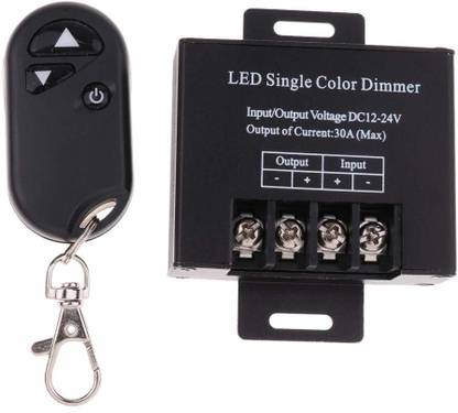 Divinext RF Wireless Remote DC 12V 24V 30A Adjustable Dimmer Switch Control LED Driver Power Supply 30 A Step Dimmer