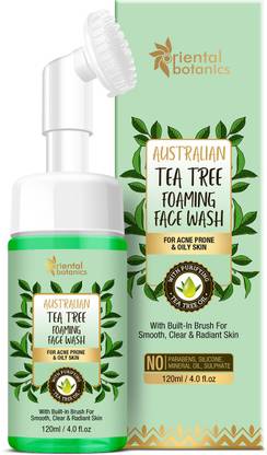 Oriental Botanics Australian Tea Tree For Acne Prone & Oily Skin Foaming Face Wash