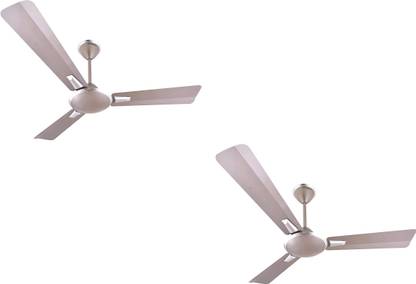 Crompton AURA PRIME ANTI DUST 48MM ONIX WOR Pack of 2 1200 mm 3 Blade Ceiling Fan