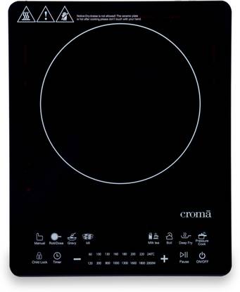 Croma 2000 W Induction Cooktop Touch Panel