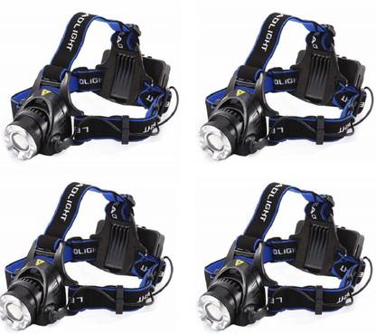 WOLBLIX LED High Power Headlamp Outdoor Headlight Lamp Light LED Headlamp (Pack Of 4) LED Headlamp
