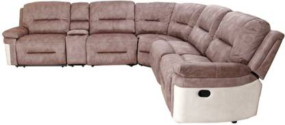 Hometown Jupiter Lounger Fabric 6 Seater  Sofa