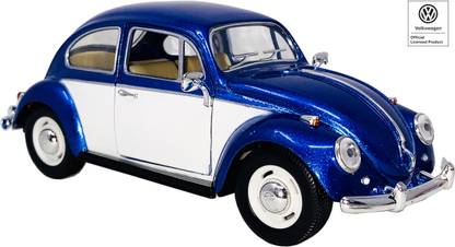 Miniature Mart Original Licensed Product From VW , 1967 Volkswagen Classical Beetle (Color Door) 1:24 Scale Metal Die cast Car , Good For Gifting , Showpieces, & As Toys For Kids