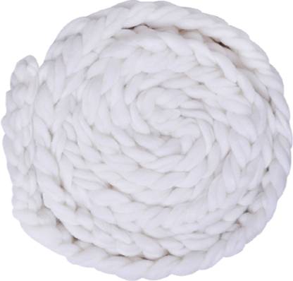 BABYMOON Self Design Single Woollen Blanket for  AC Room