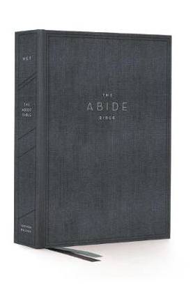 NET, Abide Bible, Cloth over Board, Blue, Comfort Print