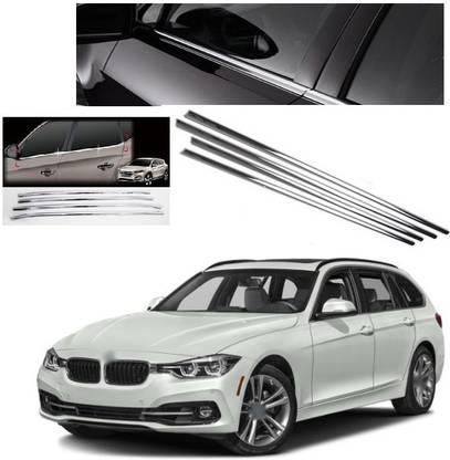 PECUNIA Chrome Lower Window Chrome Garnish Trims (Set Of 4) Z35 Matte, Glossy, Chrome BMW 3 Series Side Garnish
