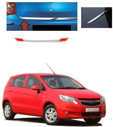 PECUNIA Dicky Trim/Diggi Patti/Diggi Garnish/Boot Garnish/Dicky Garnish/Car Diggi Chrome Garnish/Rear Trunk Dicky (Chrome) A41 Matte, Glossy, Chrome Chevrolet UVA Rear Garnish