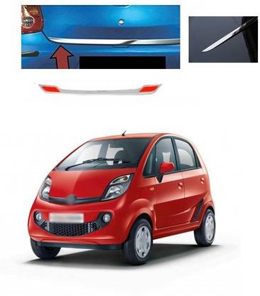 PECUNIA Dicky Trim/Diggi Patti/Diggi Garnish/Boot Garnish/Dicky Garnish/Car Diggi Chrome Garnish/Rear Trunk Dicky (Chrome) A221 Matte, Glossy, Chrome Tata Nano Rear Garnish