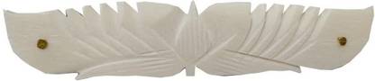 salvusappsolutions White Marble Handmade Clutcher Hair Clip for Women Girls Hair Accessories Hair Clip and Stick Hair pin for Casual & Traditional Wear Bun Stick