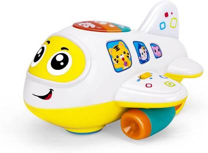 SANJARY High quality make Advanced Play Bump n go Toys (Airplane)
