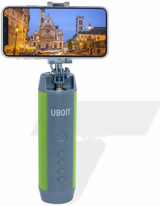 Ubon SP-135 Built-in 5 in 1 Bluetooth Selfie Stick with Speaker 20 W Bluetooth Speaker
