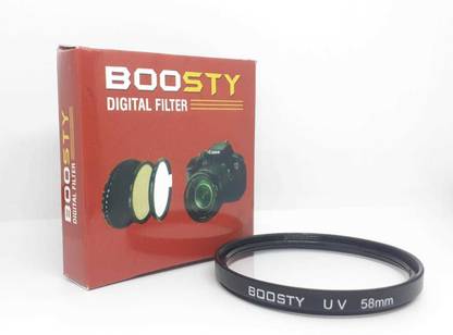 BOOSTY 58MM UV FILTER FOR Nikon AF-P DX NIKKOR 70 - 300 mm f/4.5 - 6.3G VR UV Filter