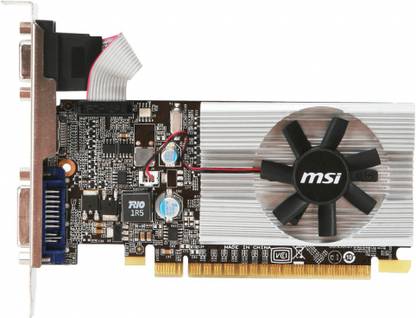 MSI N210-MD1G/D3 DDR3 1 GB NVIDIA Chipset 64 bit 589 MHz Graphics Card