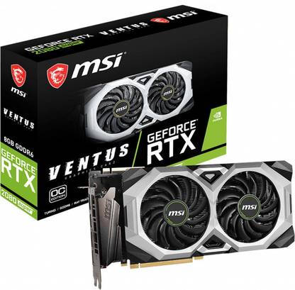 MSI GeForce® RTX 2080 SUPER™ VENTUS XS OC GDDR6 8 GB NVIDIA Chipset 256 bit 1830 MHz Graphics Card