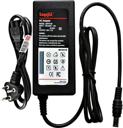LAPJII Power Supply for GL LED, LCD Monitors 19", 20" of 19V, 1.7A, Pin 6.5x4.4, 32 W Adapter