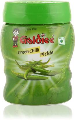 goldiee GREEN CHILLI PICKLE Green Chilli Pickle