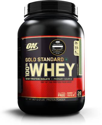 Optimum Nutrition (ON) Gold Standard 100% Protein Powder - Primary Source Isolate Whey Protein