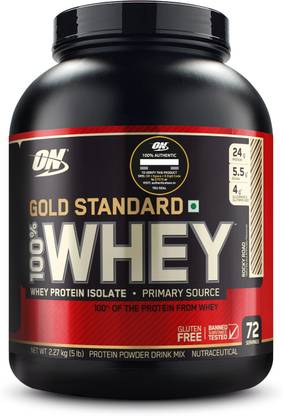 Optimum Nutrition (ON) Gold Standard 100% Protein Powder - Primary Source Isolate Whey Protein