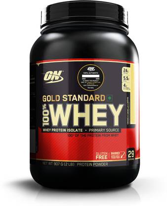 Optimum Nutrition (ON) Gold Standard 100% Protein Powder - Primary Source Isolate Whey Protein