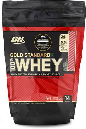 Optimum Nutrition (ON) Gold Standard 100% Protein Powder - Primary Source Isolate Whey Protein