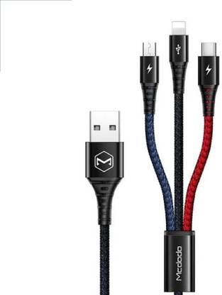 Mcdodo Lightning Cable 3 A 1.2 m unbreackable cloth material Micro/Type C/Iphone