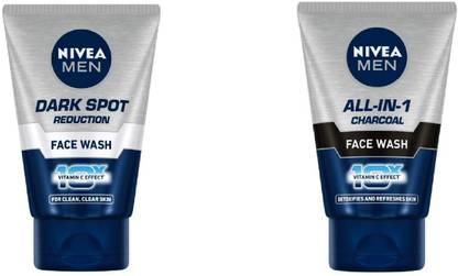 निवेआ में Men Dark Spot Reduction Face Wash 50 ml & All In One Face Wash 50 ml (Pack of 2) #35 फेस वॉश